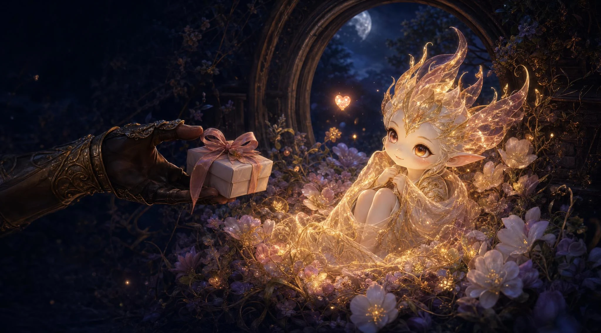 Anima in a quiet moment of care